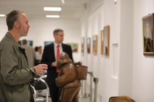 GLS Trebnje, odprtje razstave Hlebinska naiva 24102019, foto Alenka Strazisar Lamovsek (15)